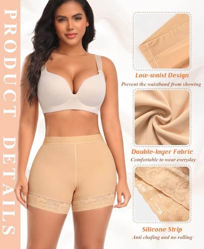 Image of DERCA Butt Enhancer Hip Pads Lace Padded Boyshorts