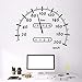Compteur de vitesse autocollant mural voiture tout-terrain moto vinyle autocollant mural garçon chambre salle de jeux autocollant mural fond autocollant A7 43X54 CM