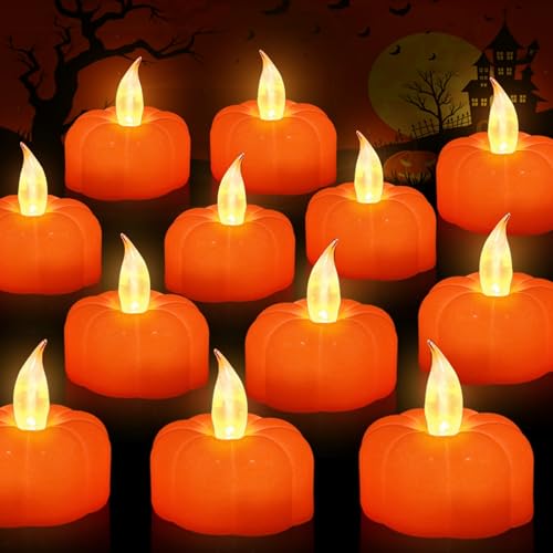 Fall Decorations for Home Halloween Pumpkin Tea...