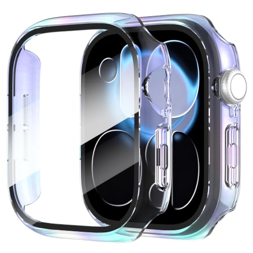 Diruite 2-Pack Etui Ochronny do Apple Watch Series 12 46mm Screen Protector