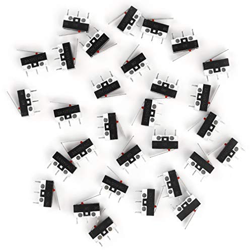 Mxrs Micro Limit Switch, Cyt1073 Ac 2A 125V 3Pin Spdt Rocker Switches Long Hinge Lever For Arduino (30 Pack) By Muzhi thumb #6