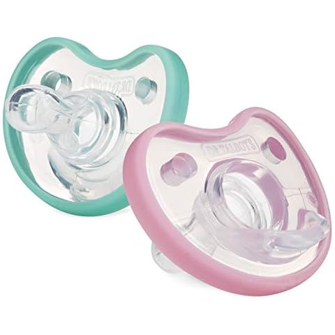 Dr. Talbot's Soft-Flex Orthodontic Pacifiers 6-12 Months, Pink/Aqua, Girl, 2 Count Cover