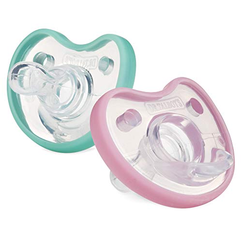 Dr. Talbot's Soft-Flex Orthodontic Pacifiers 0-6 Months, Pink/Aqua, 2 Pack