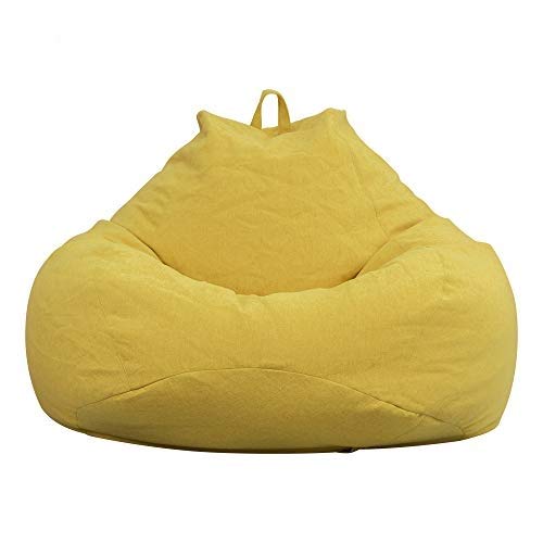 laamei Funda de Puff Funda para sofá Pigro Tumbona Perezosa para Adultos y niños Funda de sofá sin Relleno