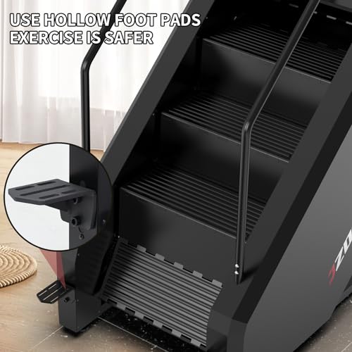 Image of Stair Machine, Commercial Grade Stepmill Machine, Stair Stepper with LCD Screen, Cardio and Lower Body Workouts, 450LBS, 15-164 Steps /Minute