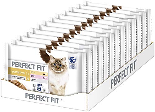 perfect fit sensitive dry cat food