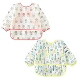 お食事エプロン 離乳食 エプロン 赤ちゃん エプロン お食事エプロン 保育園 食事用エプロン ベビー お食事エプロン 長袖