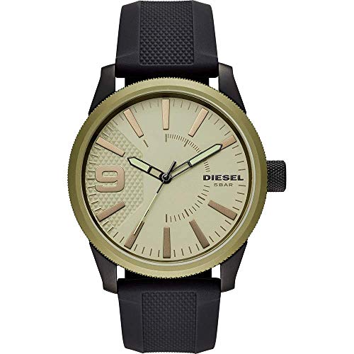 Preisvergleich Produktbild Diesel Herren Analog Quarz Uhr mit Silikon Armband DZ1875