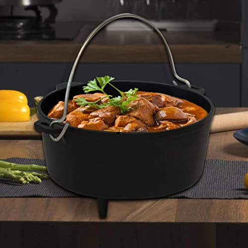 Dutch-Oven-8-Quart-Cast-Iron-Dutch-Oven-with-Lid-for-Outdoors-and-Indoor-Use-Pre-Seasoned-Camping-Cookware-Pot-with-Lid-Large-Dutch-Oven-for-Frying-Griddling-Stewing
