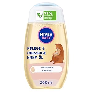 NIVEA Baby Care and Massage Oil, No...