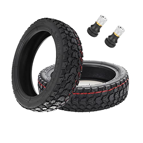 LINGHUANG 50/75-6,1 Pneu pour Trottinette (8 1/2 * 2) Pneu Tubeless pour Xiaomi M365/1S/Pro/Pro 2 Remplacement des Pneus à Roues Avant/Arrière pour Tous Scooters de 8,5 Pouces Antidérapant (2 PCS) Cover