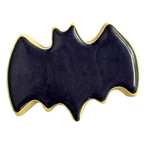 Bat Symbol Cookie Cutter, 4" Made in USA by Ann Clark