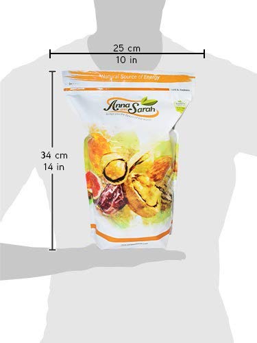 Anna and Sarah Premium Mixed Nuts in Shell, 2 Pound Bag, California Jumbo Chandler Walnuts, Extra Large Pecans, California Almonds, Large Oregon Hazelnuts, Buttery Taste Brazil Nuts in Resealable Bag, 2 Lbs