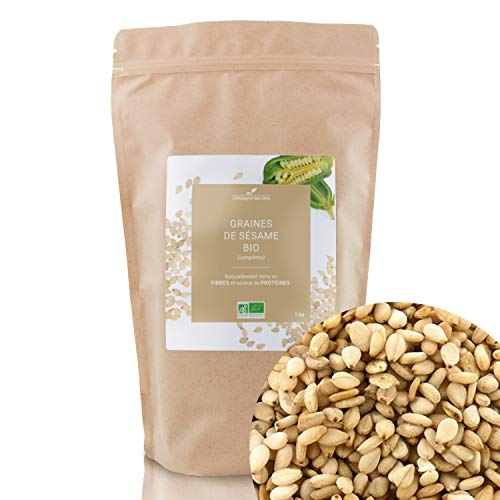 Graines de Sésame BIO (complètes) - source d'antioxydants - 1kg
