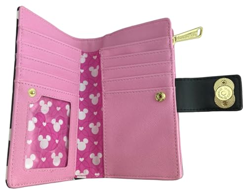 Loungefly Disney Minnie Mouse Faux Leather Wallet Snap Flap Clutch4