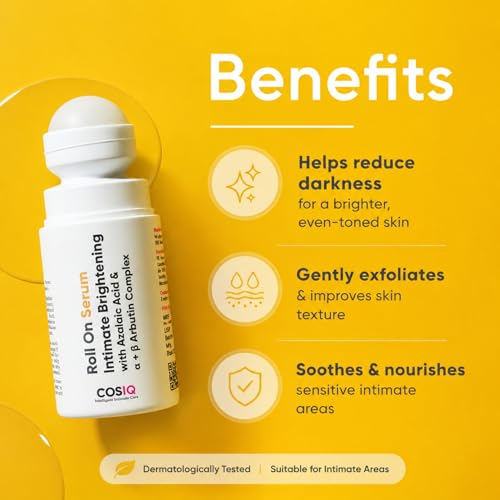 Image of Cos-IQ Pack of 2, Intimate Brightening Roll-On Serum, 40ml