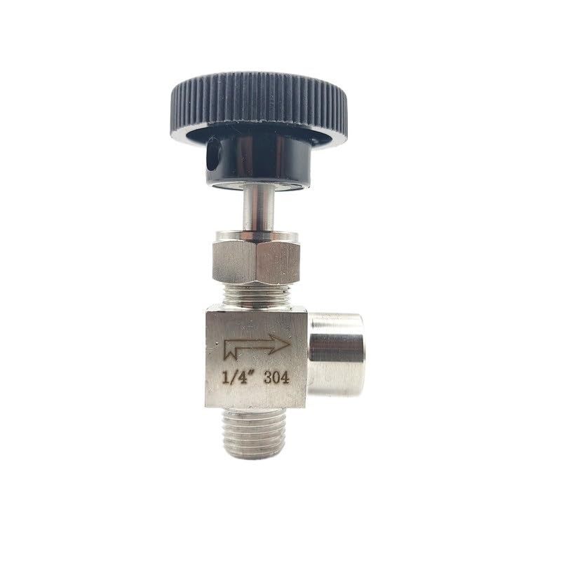 Válvula solenoide aguja de acero 304 con liberación rápida y paso macho hembra contra fugas