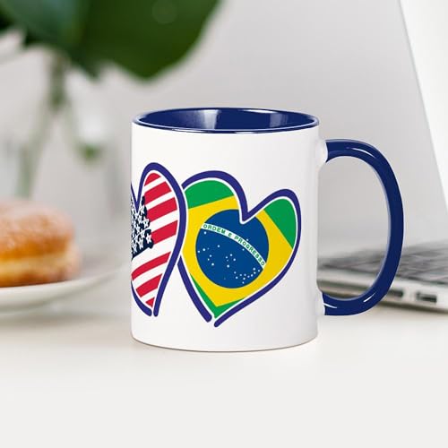 Taza de cerámica 11 oz con diseño corazón miniatura 4