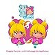 Pinypon TOP Girls Blonde Top-Mädchen mit Street-Style-Outfit, 11 cm bewegliche Figur mit Armen und Beinen, doppelseitig, austauschbare Kleidung und Schuhe, ab 4 Jahren, berühmt (PNN00100)