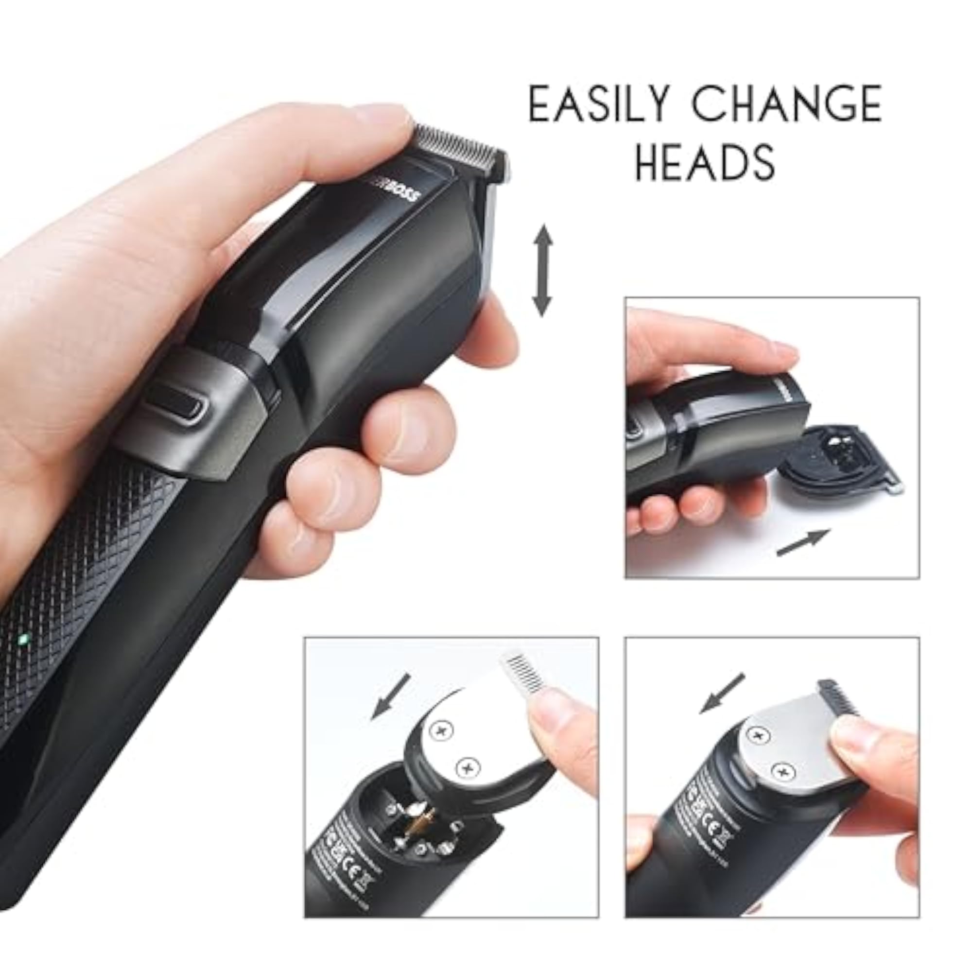Men's 3-in-1 Grooming Kit, Hair Clippers & Trimmer