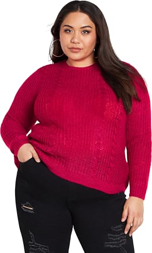 Women's Cable Knit Full Sleeves Sweater