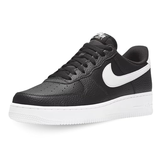 Nike Herren Air Force 1 '07 Sneaker, Schwarz Black White, 46 EU