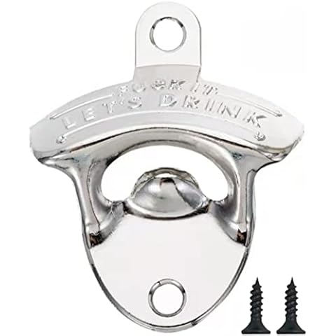 Abridor de botellas de pared "Fuck it let's drink" de 1 pieza Cover