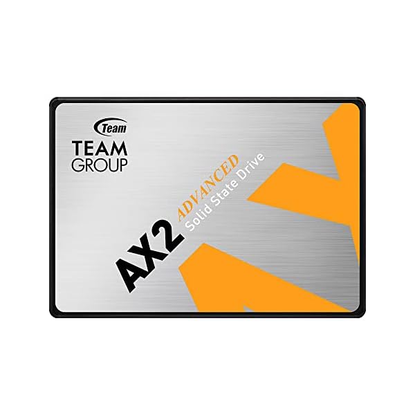TEAMGROUP AX2 1TB 3D NAND TLC 2.5 Inch SATA III Internal Solid State Drive SSD (Read Speed up to 540 MB/s) Compatible with Laptop & PC Desktop T253A3001T0C101
