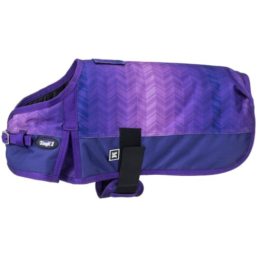 Tough 1 1200D Deluxe Chevron Dog Blanket M Purple