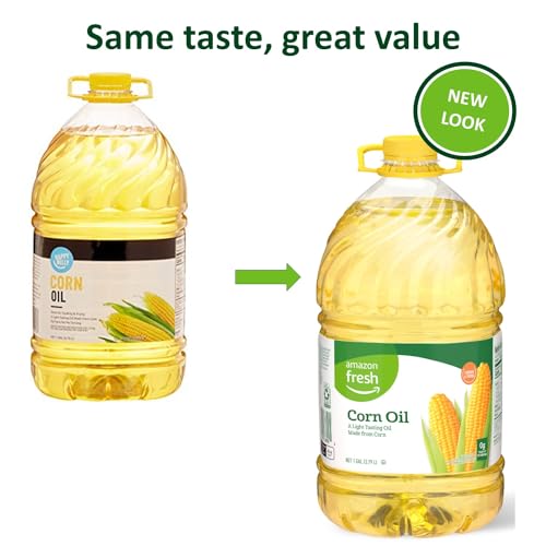 Amazon Fresh Corn Oil, 128 Fl Oz thumb #1