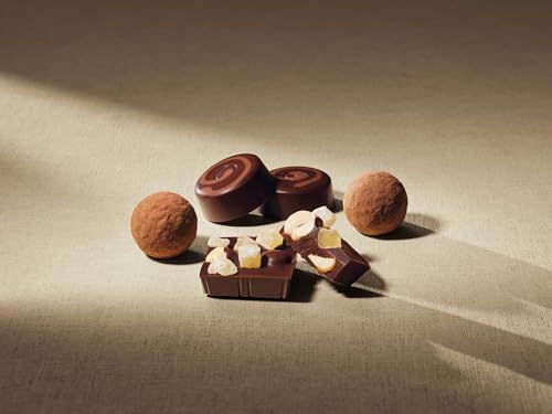 Image of Hotel Chocolat Chocolate Gift Box - Dark Chocolate Assortment, 58 Pieces, Gourmet Chocolate Gift
