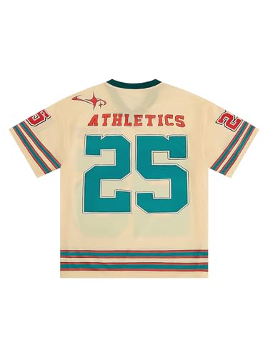 Men's Plus Size Jersey T-Shirts Number Graphic Tees Short Sleeve V Neck Tee Shirt2