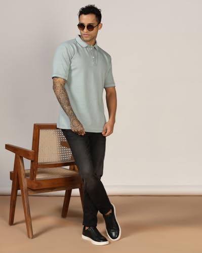 Image of Leriya Fashion T Shirt for Men || Men T-Shirt || Men Polo T-Shirt || Men Plain T-Shirt || V-Neck Collar Tshirt