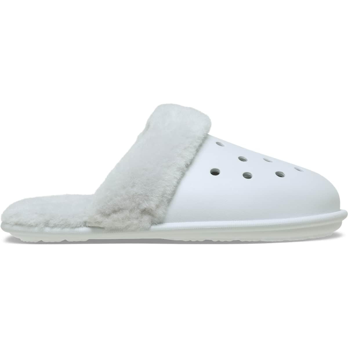 Crocs unisex-adult Classic Fuzz Scuff Slippers
