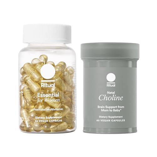 Ritual Postnatal Mom-to-Baby Set, Postpartum Multivitamin and Natal Choline Supplements, Supports Lactation, Immune Function, and Baby's Cognitive Function - image 1