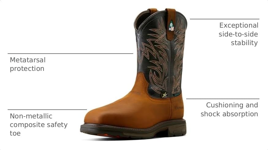 Image of ARIAT Work WorkHog MetGuard CSA Waterproof Composite Toe Work Boots
