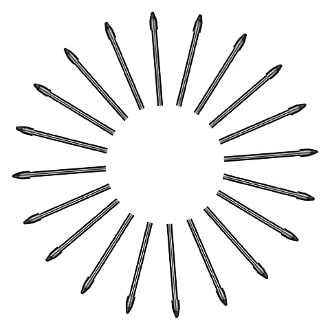 Funien Pen Nibs,30pcs Replacement Nibs Pen Tips Compatible with All Graphic Monitor Drawing Tablet Battery-Free Stylus Black Cover