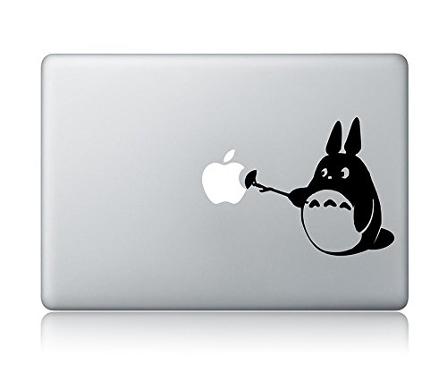 My Neighbor Totoro And Apple Logo Bite-Apple Macbook Laptop Vinyl Sticker Decal