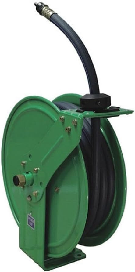 Speedaire Spring Return Hose Reel,1/2" MNPT,25 ft 437J22-1 Each