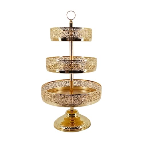 Gxdqxxd Soporte para Cupcakes de Niveles para Decoración Y Servicio de, Oro, Individual