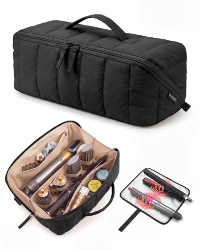 BAGSMART Hair Tool Organizer Travel Bag Dyson Airwrap,