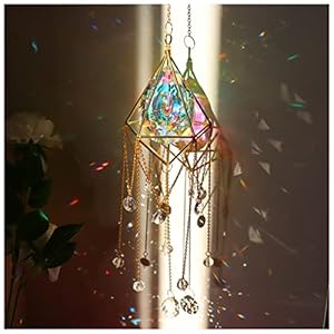 Hxthmucl Kryształowy Wiatraczek HXTHMUCL Dekoracyjny