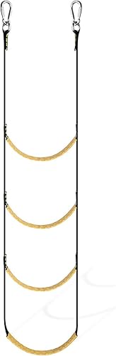 Escalera de cuerda marina, escalera de cuerda de nailon, portátil, escalera de cuerda resistente para barcos, lancha inflable, kayak, lancha motora,