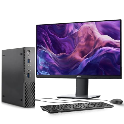 Image of Mini Desktop Computer, i5 7th Gen, 8GB RAM, 256GB SSD, WiFi, Bluetooth, USB 3.0, Dual DisplayPort, Win 10