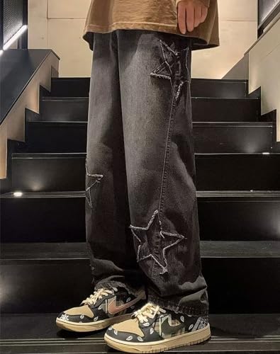 Kisswow Y2k Star Jeans for Women Cute Jeans for Teens Y2k Cargo Pants Women3