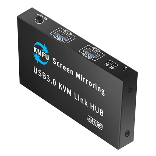 Commutation KVM USB 3.0 pour contrôler 2 ordinateurs avec un clavier
