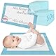 Hautfreundliche Wickelunterlagen einweg 40 x 60 cm DERMATEST SEHR GUT saugstarke einweg wickelunterlage baby zubehör mit rutschfester Rückseite - 50 Stück