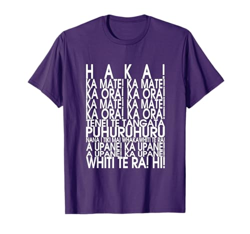NEW ZEALAND MAORI HAKA T SHIRT Rugby Tee T-Shirt