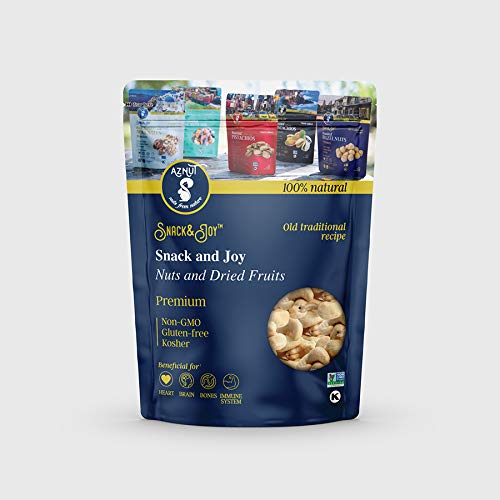 AZNUT Raw Cashews, 100% Natural Premium Quality,Product from Brazil, Jumbo Size, Non Gmo Project Certified and Kosher Certified (Raw, 3 LB)