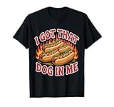 i got that dog in me divertente hotdog appassionato divertente bootleg maglietta